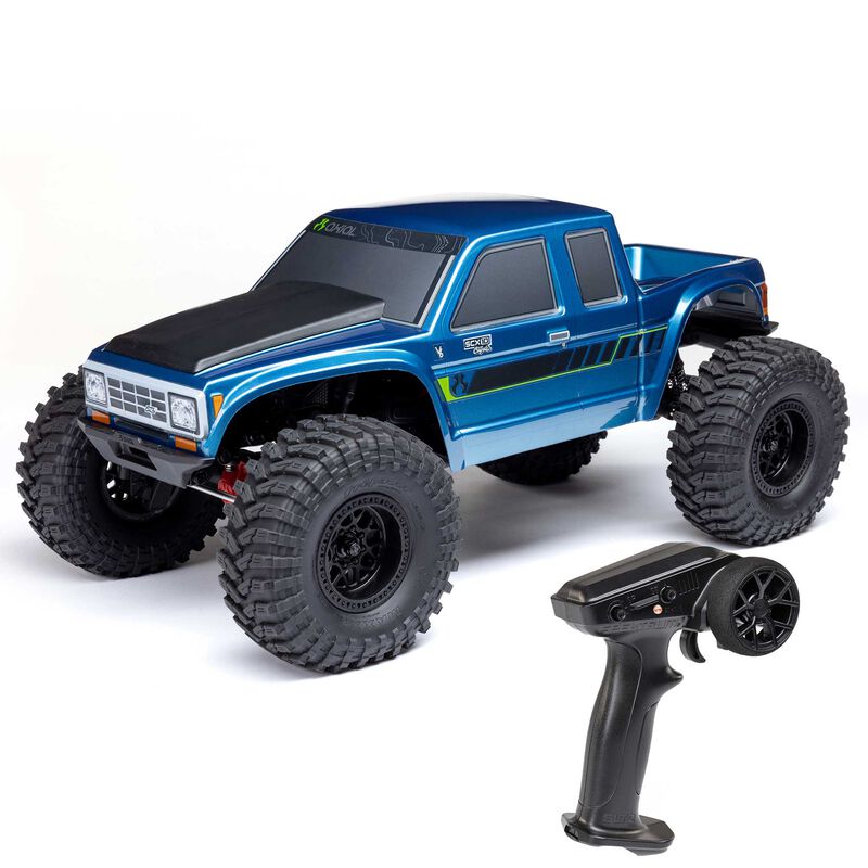 Official Axial photograph of the Blue · standard RTR without battery/charger SCX10 III Coyote