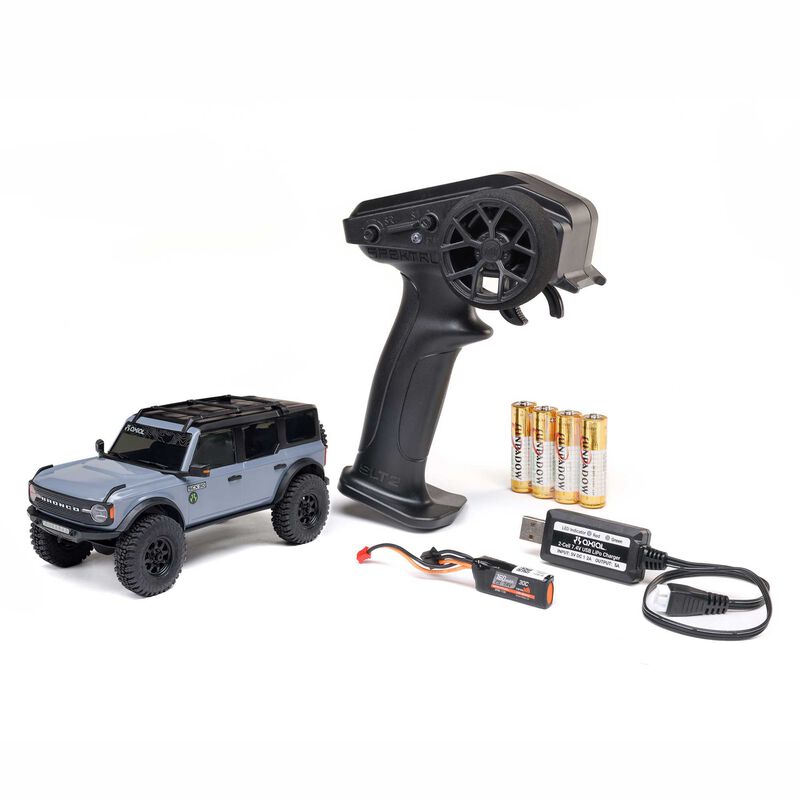 Official Axial photograph of the Gray · complete SCX30 crawler SCX30 Ford Bronco