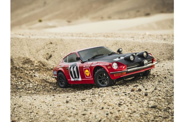 Kyosho official completed Fazer Mk2 1971 Datsun 240Z Rally product photograph