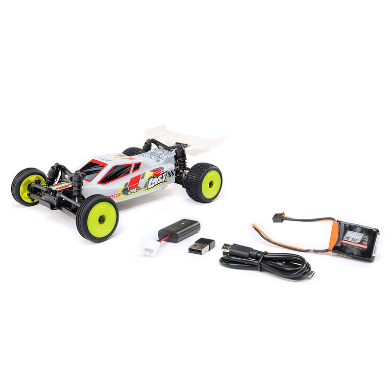 Official Losi photograph of the White · complete brushed buggy Micro-B