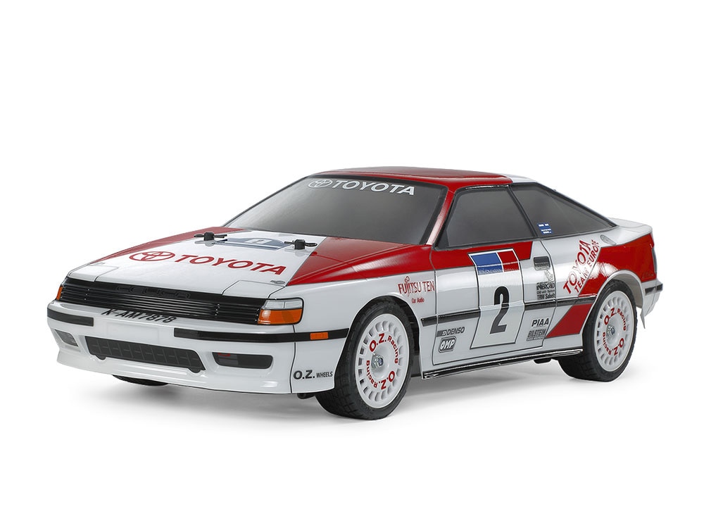 Tamiya official completed Toyota Celica GT-Four ST165 TT-02 product photograph