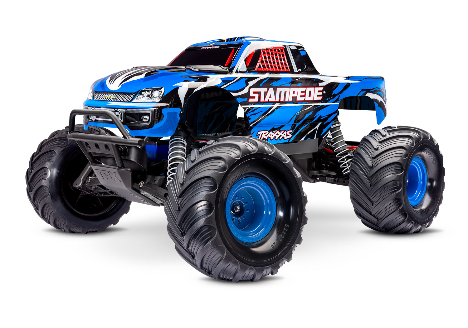 Official Traxxas photograph of the Stampede 2WD XL-5, exact reviewed complete-car variant